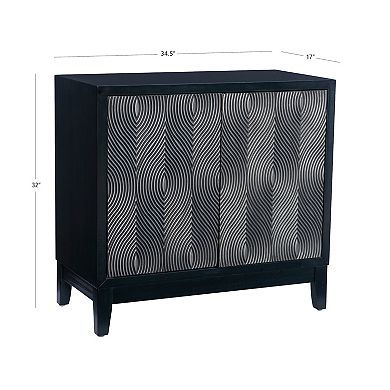 Linon Jennison 34.5-Inch Accent Cabinet