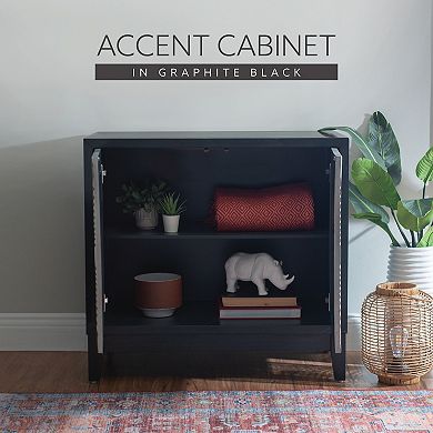Linon Jennison 34.5-Inch Accent Cabinet