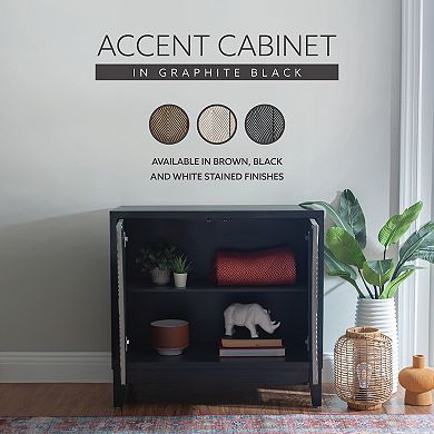 Linon Jennison 34.5-Inch Accent Cabinet
