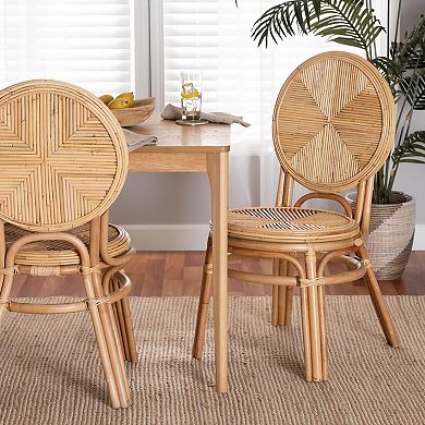 bali & pari Carita Natural Rattan Dining Chair