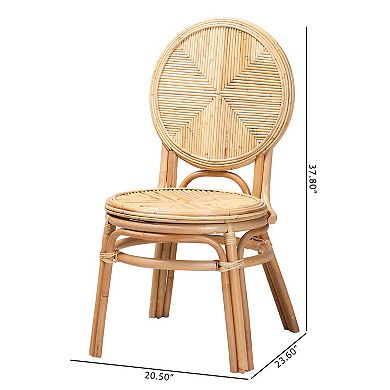 bali & pari Carita Natural Rattan Dining Chair