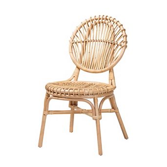 bali & pari Natural Rattan Dining Chair