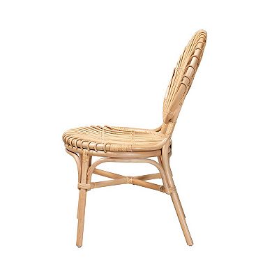 bali & pari Natural Rattan Dining Chair