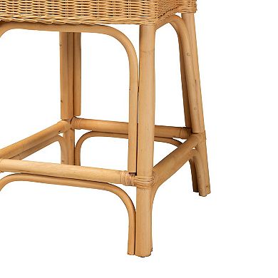 bali & pari Barito Natural Rattan Counter Stool