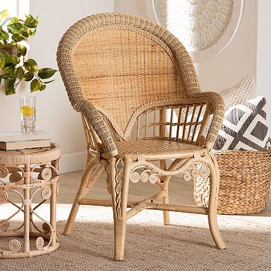 bali & pari Ratu Natural Rattan Accent Chair