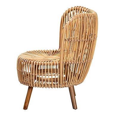 bali & pari Nagoya Natural Rattan Accent Chair