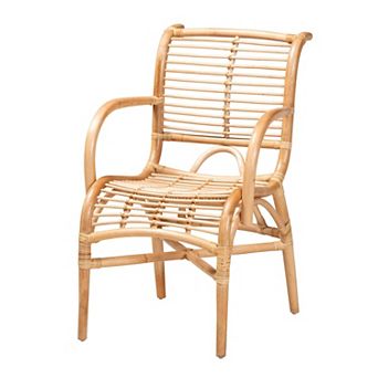 bali & pari Seminyak Natural Rattan Dining Chair