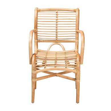 bali & pari Seminyak Natural Rattan Dining Chair
