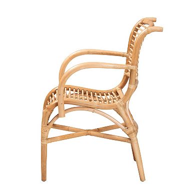 bali & pari Seminyak Natural Rattan Dining Chair
