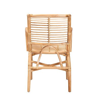 bali & pari Seminyak Natural Rattan Dining Chair