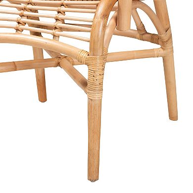 bali & pari Seminyak Natural Rattan Dining Chair