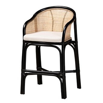 bali & pari Miranda Natural Rattan Counter Stool