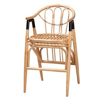 bali & pari Cyntia Natural Rattan Counter Stool