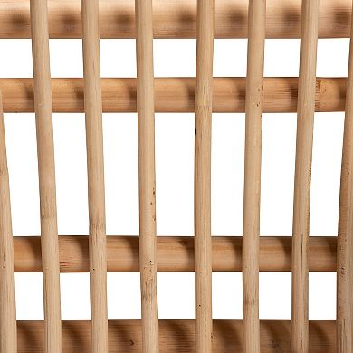 bali & pari Cyntia Natural Rattan Counter Stool