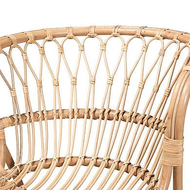 bali & pari Alaya Natural Rattan Accent Chair