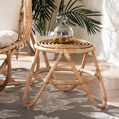 bali & pari Natural Rattan End Table