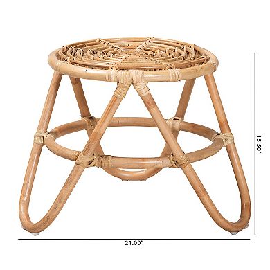 bali & pari Natural Rattan End Table