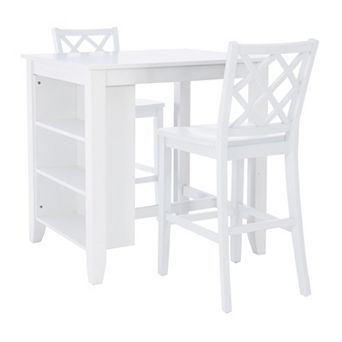 Linon Mayfair 3 pc Counter Height Dining Set