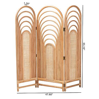 bali & pari Natural Rattan Room Divider