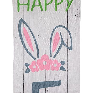 Northlight Welcome & Happy Easter Outdoor Hanging Door Banners - 71 Inches - Set of 2