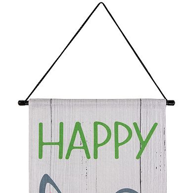 Northlight Welcome & Happy Easter Outdoor Hanging Door Banners - 71 Inches - Set of 2