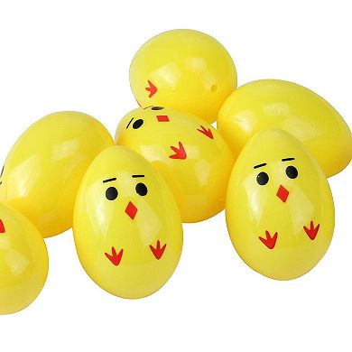 Northlight Set of 8 Chick Easter Egg Decorations 2.5 Inches Table Decor