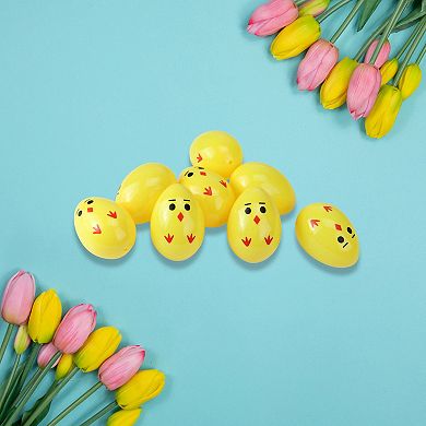 Northlight Set of 8 Chick Easter Egg Decorations 2.5 Inches Table Decor