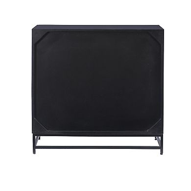 Linon Janie Rattan Cabinet 3-Drawer Storage Unit