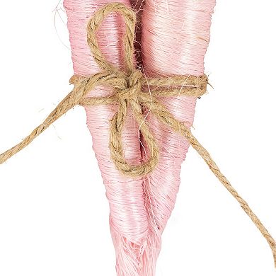 Northlight 9-inch Straw Carrot Easter Decorations Set of 3