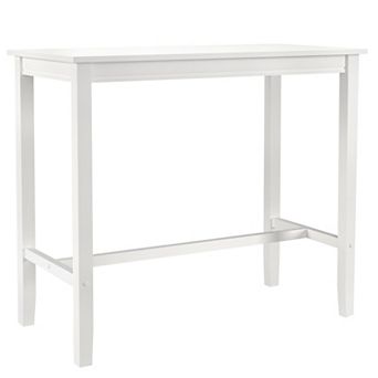 Linon Claridge Bar Pub Table with Storage Shelf