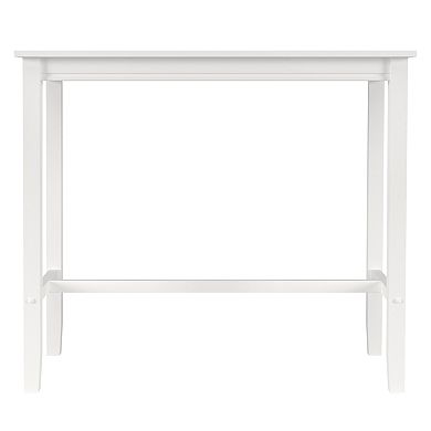 Linon Claridge Bar Pub Table with Storage Shelf