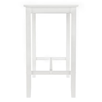 Linon Claridge Bar Pub Table with Storage Shelf