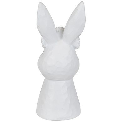 Northlight Easter Bunny Bust with Daisy Flower Crown Table Decor - 9 Inches
