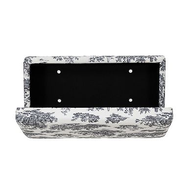 Linon Stephanie Storage Ottoman