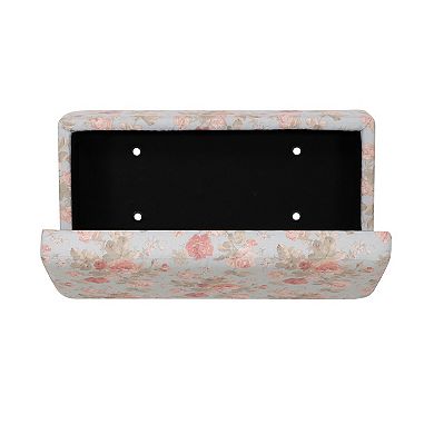 Linon Stephanie Storage Ottoman with Floral Upholstery