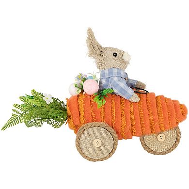 Northlight Boy Bunny with Carrot Easter 13 Inch Decoration Table Decor