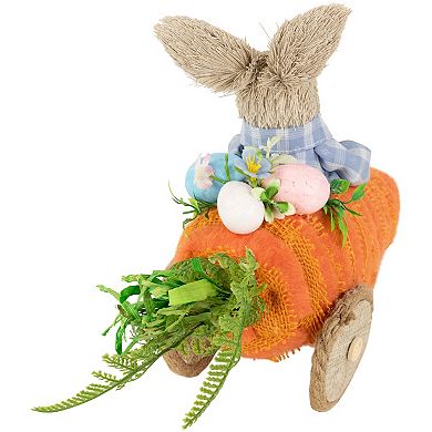 Northlight Boy Bunny with Carrot Easter 13 Inch Decoration Table Decor