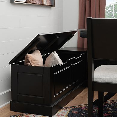 Linon Tobin 4-pc. Nook Set with Storage and Round Table