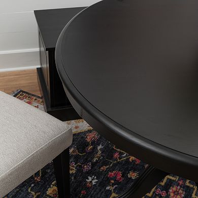 Linon Tobin 4-pc. Nook Set with Storage and Round Table