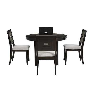 Linon Ingrid 5-pc. Dining Set with Upholstered Chairs