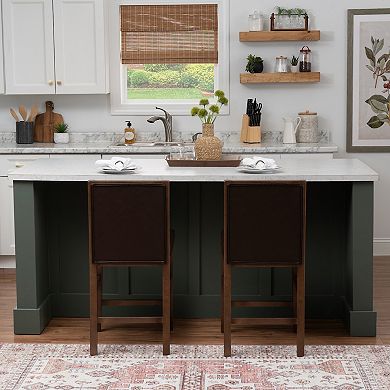 Linon Regina 2-pc. Counter Stool Set