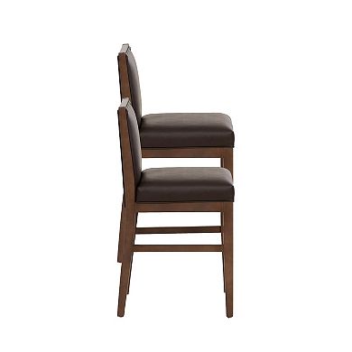 Linon Regina 2-pc. Counter Stool Set