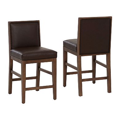 Linon Regina 2-pc. Counter Stool Set