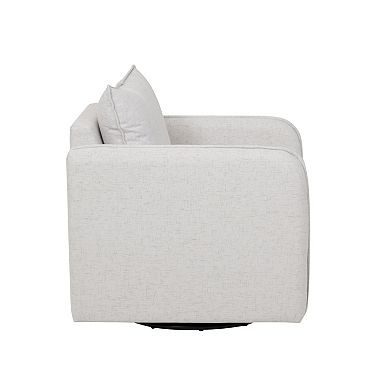 Linon Bianca Swivel Accent Chair