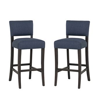 Linon Koda 2 pc Barstool Bar Height Stools Set