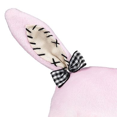 Northlight 12 Inch Bunny Ears Sitting Easter Gnome with Dangling Legs Table Decor