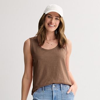 Women's Sonoma Goods For Life® Everyday Scoopneck Tank Top