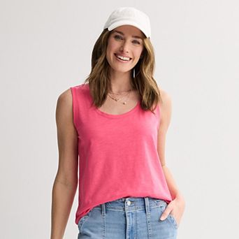 Women's Sonoma Goods For Life® Everyday Scoopneck Tank Top