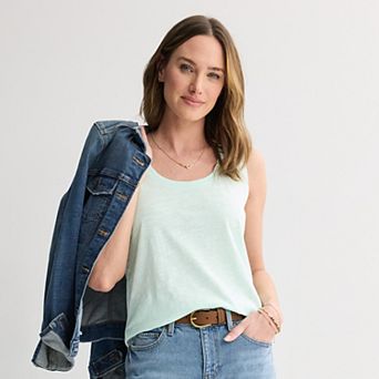 Women's Sonoma Goods For Life® Everyday Scoopneck Tank Top
