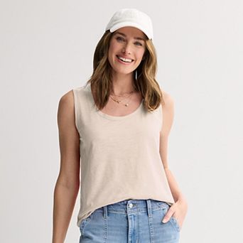 Women's Sonoma Goods For Life® Everyday Scoopneck Tank Top